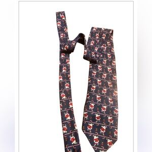 Cape Cod 100% Silk Santa necktie